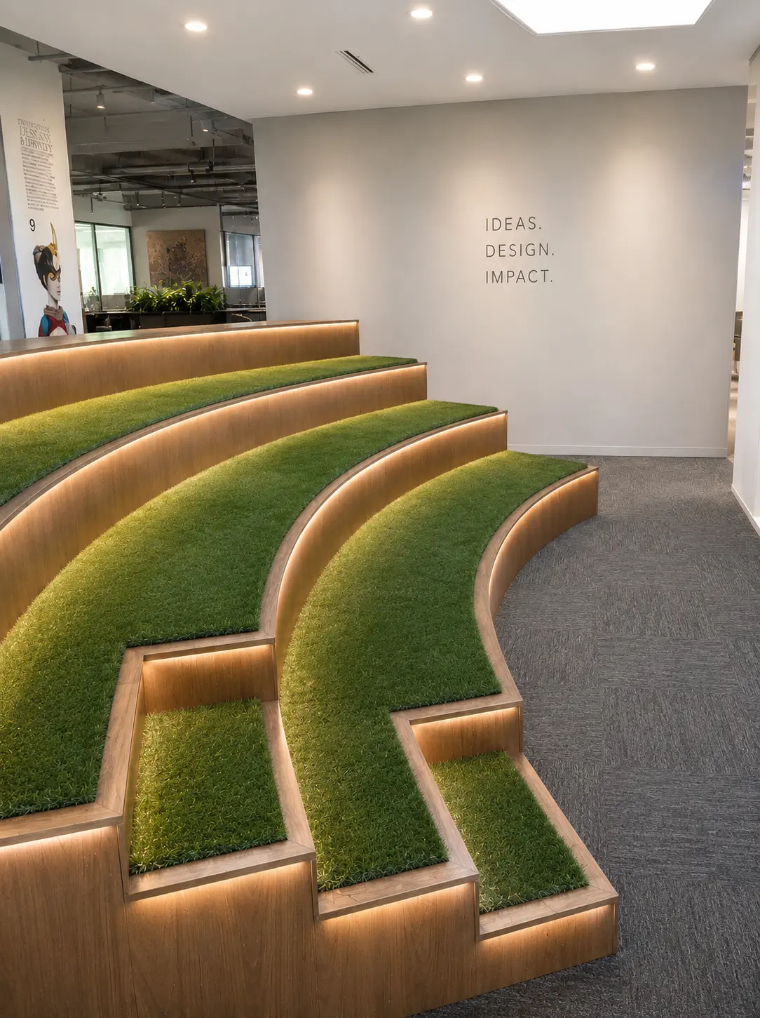 Tiered Gathering Space